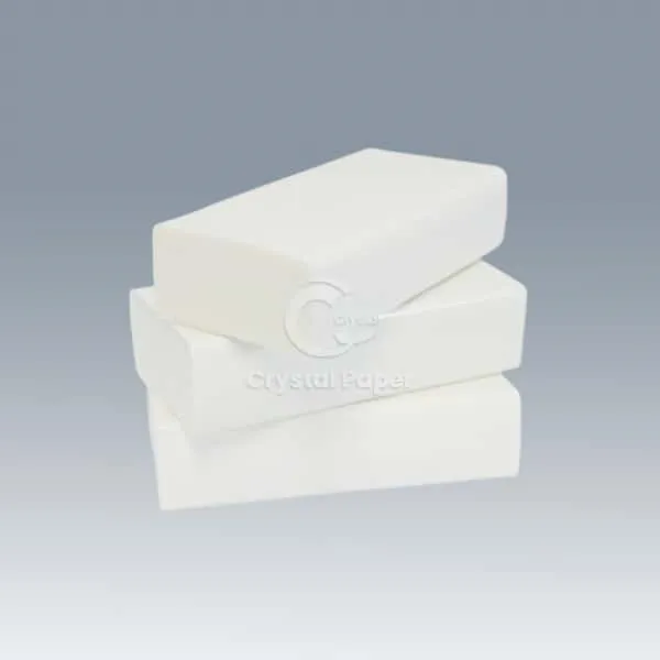 Mechanical pulp compact paper hand towel