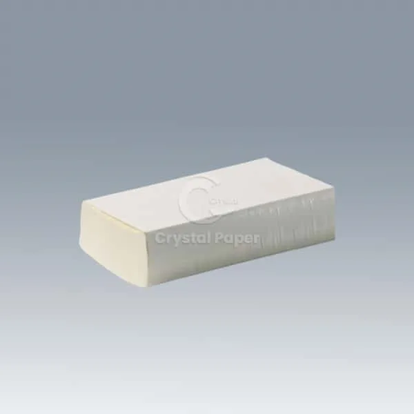 Mechanical pulp compact paper hand towel